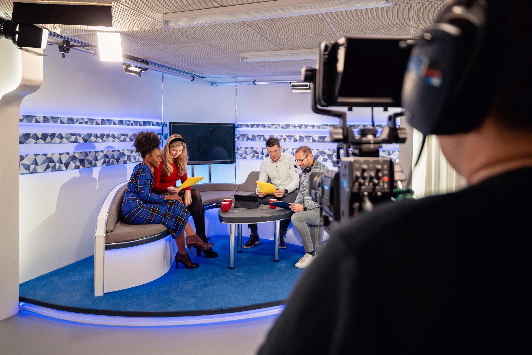 Editorial policy newsroom background