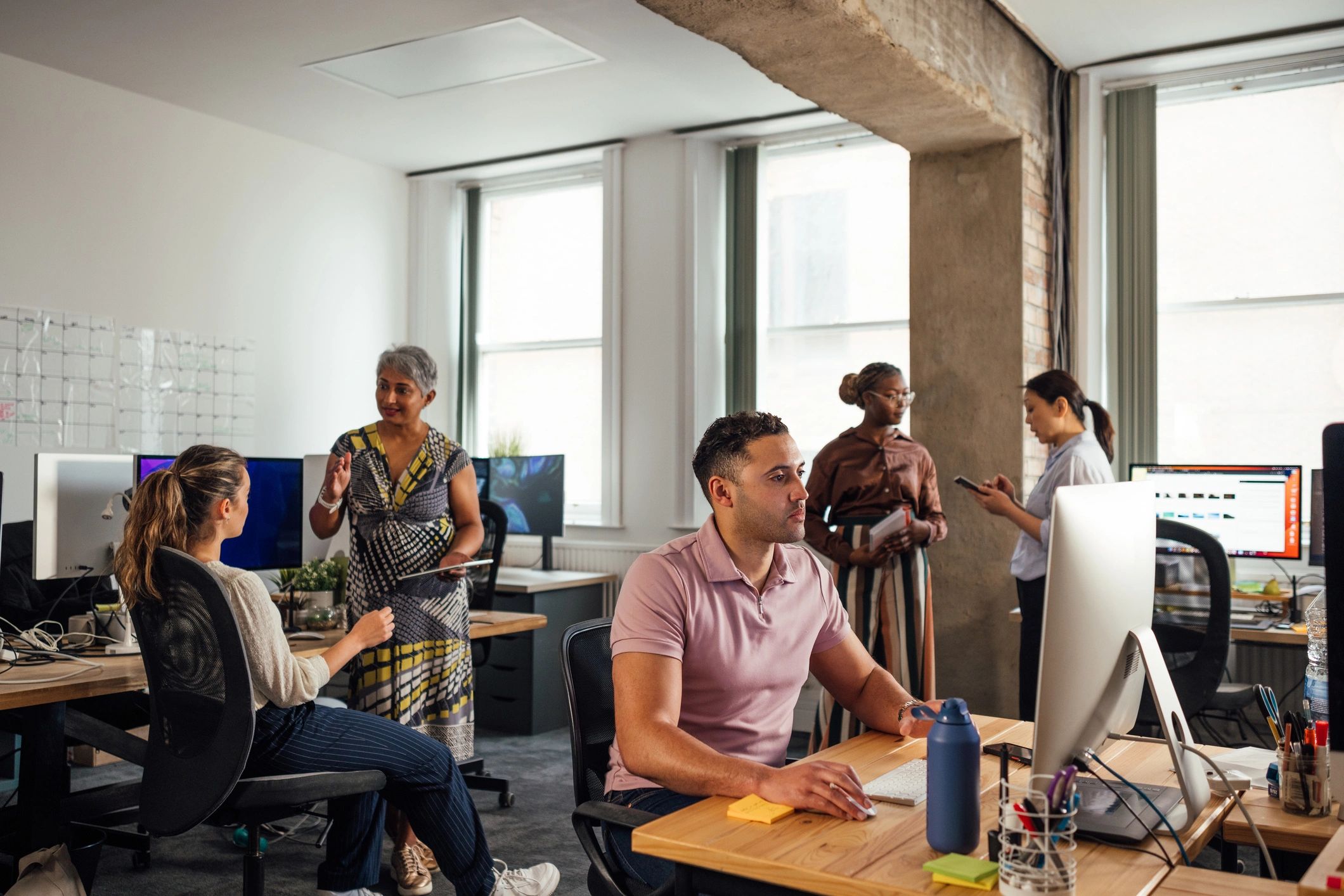 Editorial team workspace