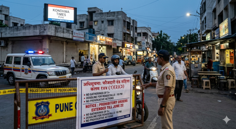 PUNE POLICE EXTEND PROHIBITORY ORDERS TILL JUNE 22: What Kondhwa, NIBM, and Undri Residents Must Know